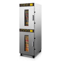 220V Commercial Food-Dehydrator Machine 32 Trays, 54ft² Large Commercial-Dehydrator,15H & 194℉ Timer Stainless Steel 50Hz Industrial Food-Dryer Machine Powerful Dryer for Food Processing,Restaurant