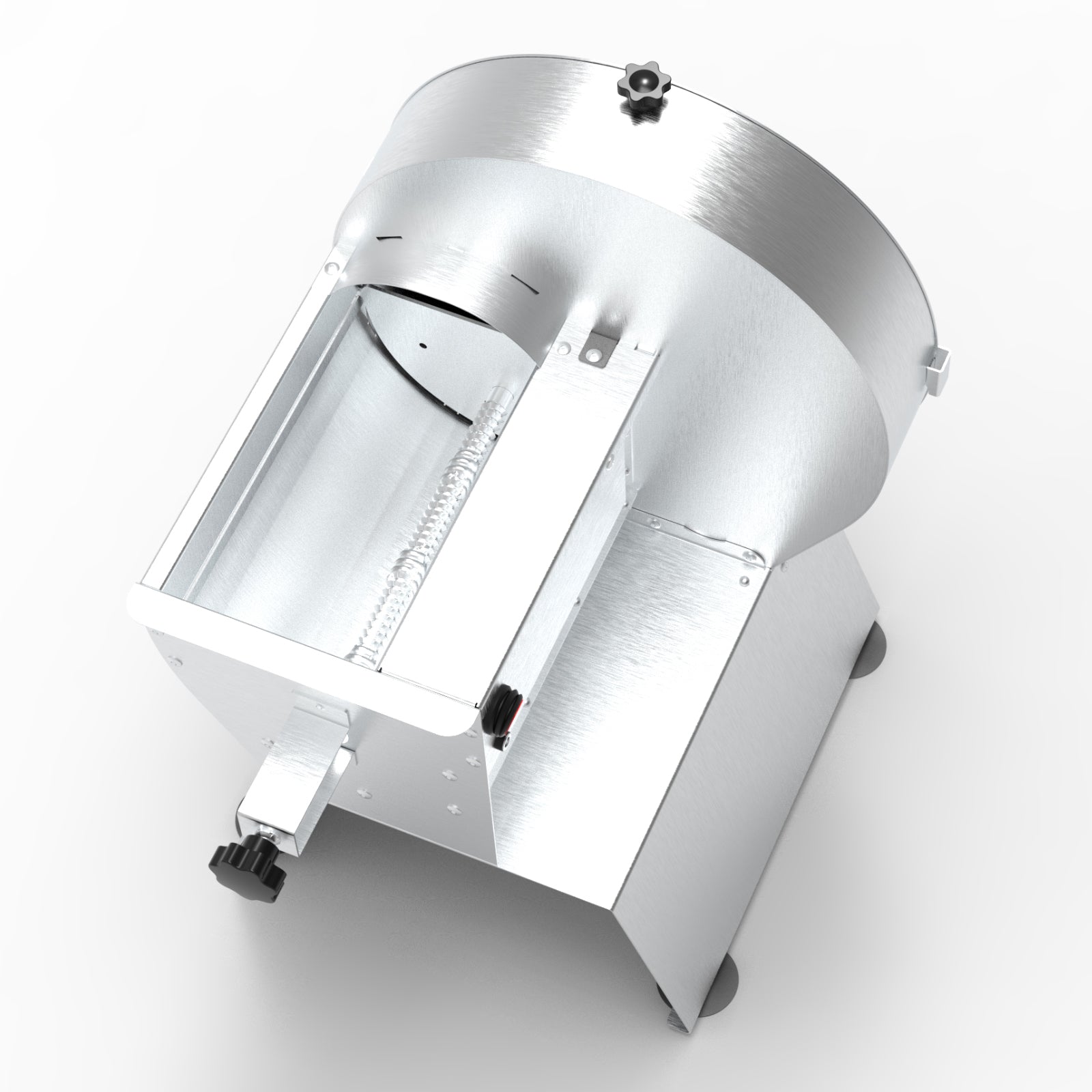 Commercial Electric Vegetable Slicer,Stainless Steel Fruit Slicer Machine Large Feed Chute,Food Slicing Electric Machine 0.04-0.4inch Thickness Adjustable For Cabbage, Potatoes, Tomatoes