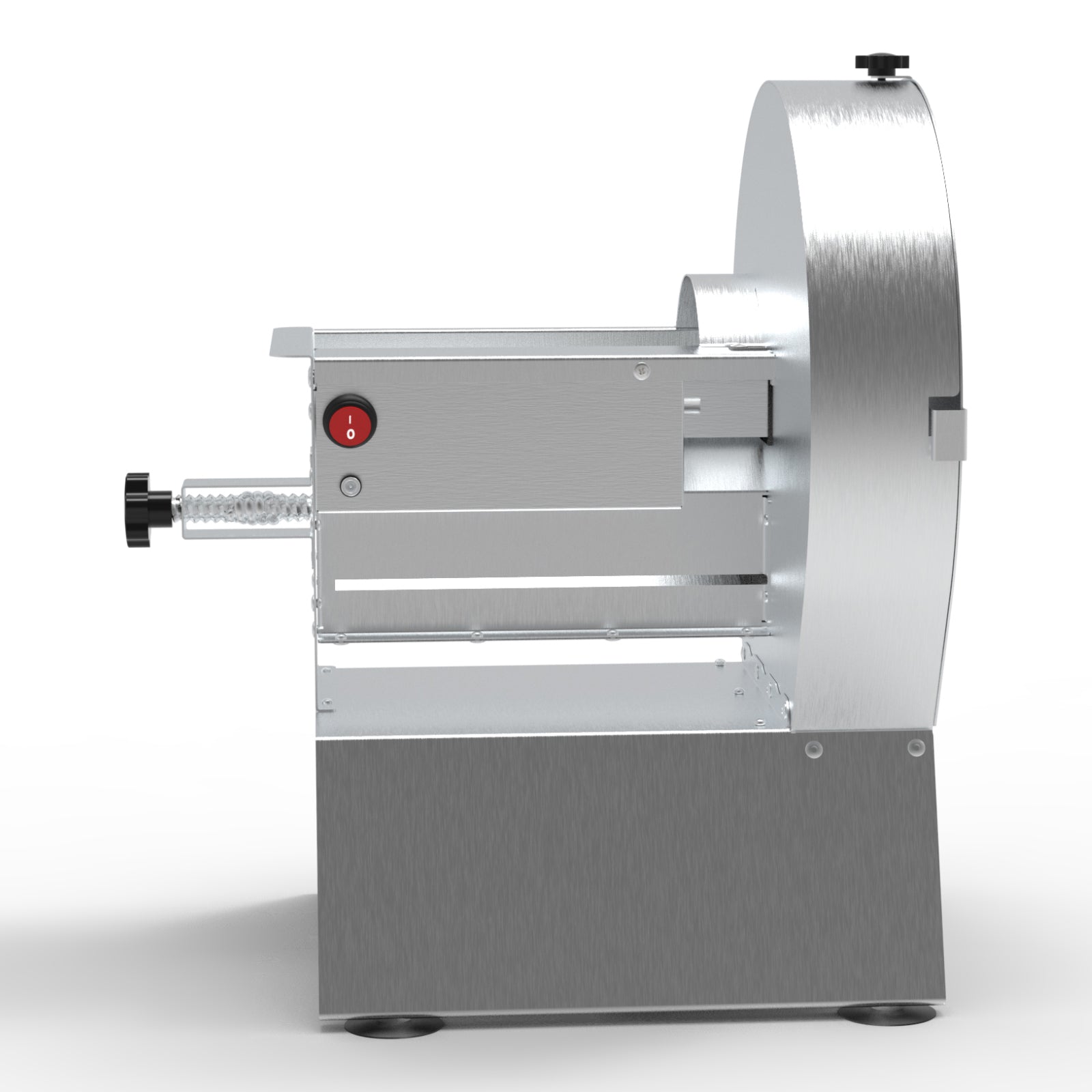 Commercial Electric Vegetable Slicer,Stainless Steel Fruit Slicer Machine Large Feed Chute,Food Slicing Electric Machine 0.04-0.4inch Thickness Adjustable For Cabbage, Potatoes, Tomatoes