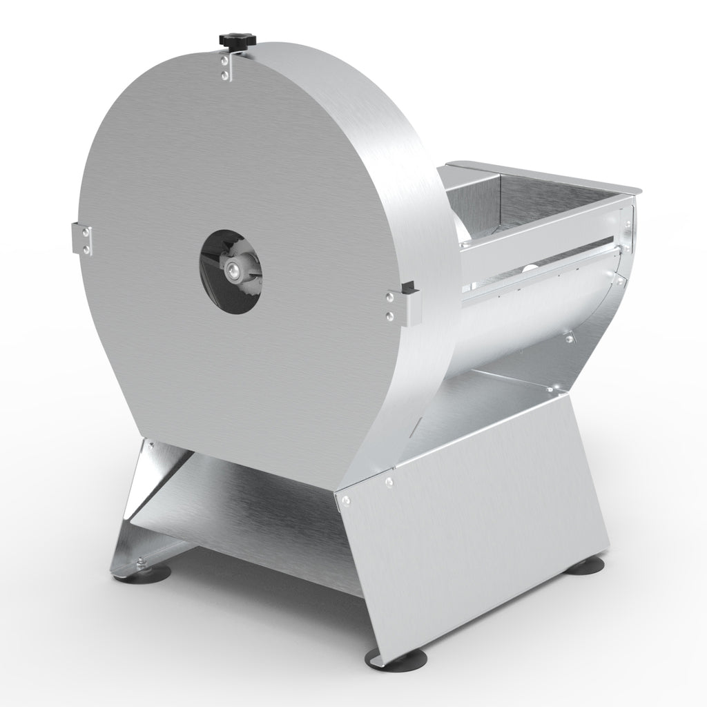 Commercial Electric Vegetable Slicer,Stainless Steel Fruit Slicer Machine Large Feed Chute,Food Slicing Electric Machine 0.04-0.4inch Thickness Adjustable For Cabbage, Potatoes, Tomatoes