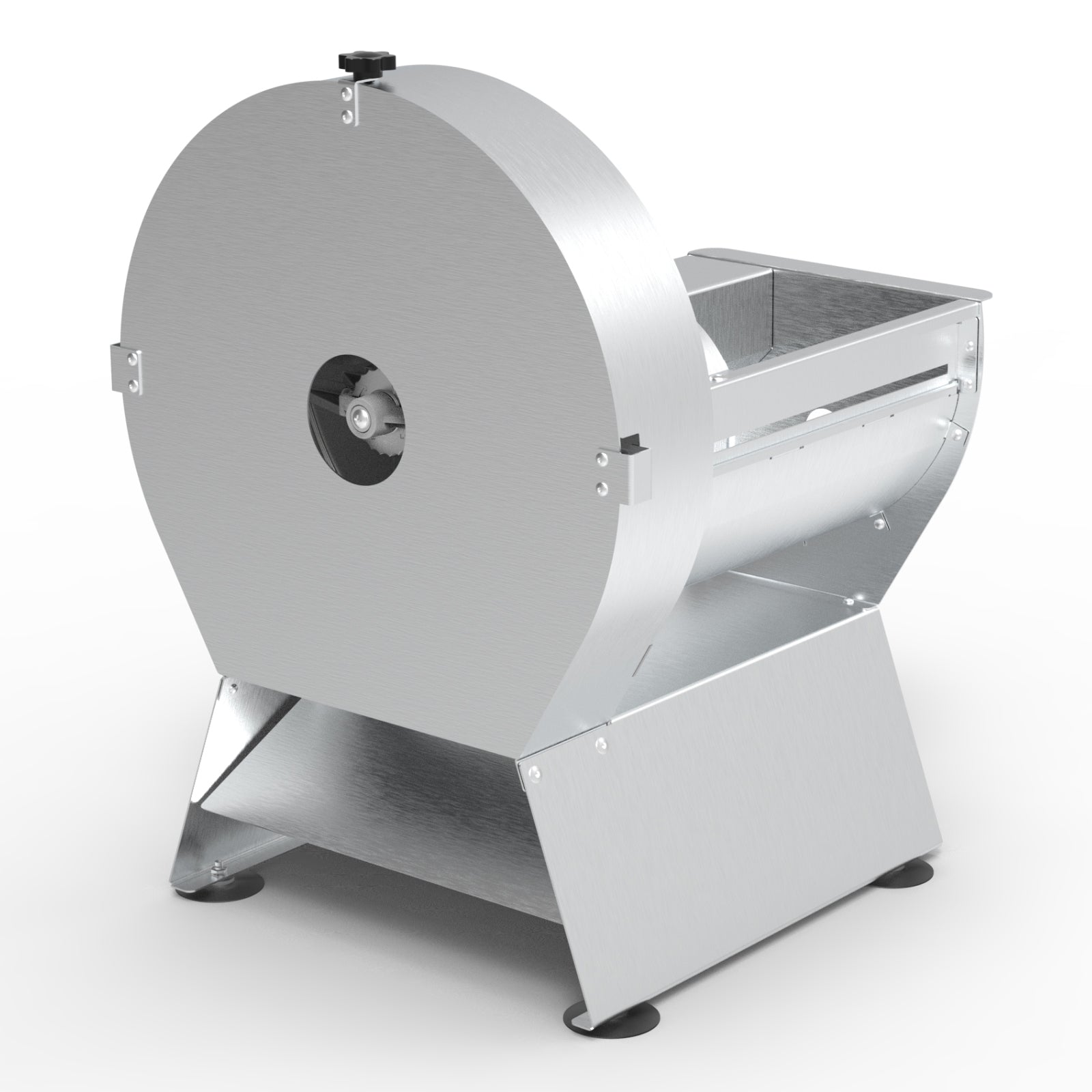 Commercial Electric Vegetable Slicer,Stainless Steel Fruit Slicer Machine Large Feed Chute,Food Slicing Electric Machine 0.04-0.4inch Thickness Adjustable For Cabbage, Potatoes, Tomatoes