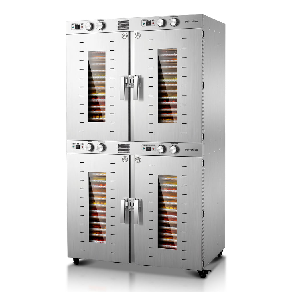 120V Commercial Food-Dehydrator Machine 88 Trays,150ft² Large Capacity Food-Dryer Machine with 15H & 194°F,7400W & 60Hz No Plug Industrial Commercial-Dehydrator Single-Phase for Food Processing Plant