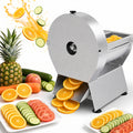 Commercial Electric Vegetable Slicer,Stainless Steel Fruit Slicer Machine Large Feed Chute,Food Slicing Electric Machine 0.04-0.4inch Thickness Adjustable For Cabbage, Potatoes, Tomatoes