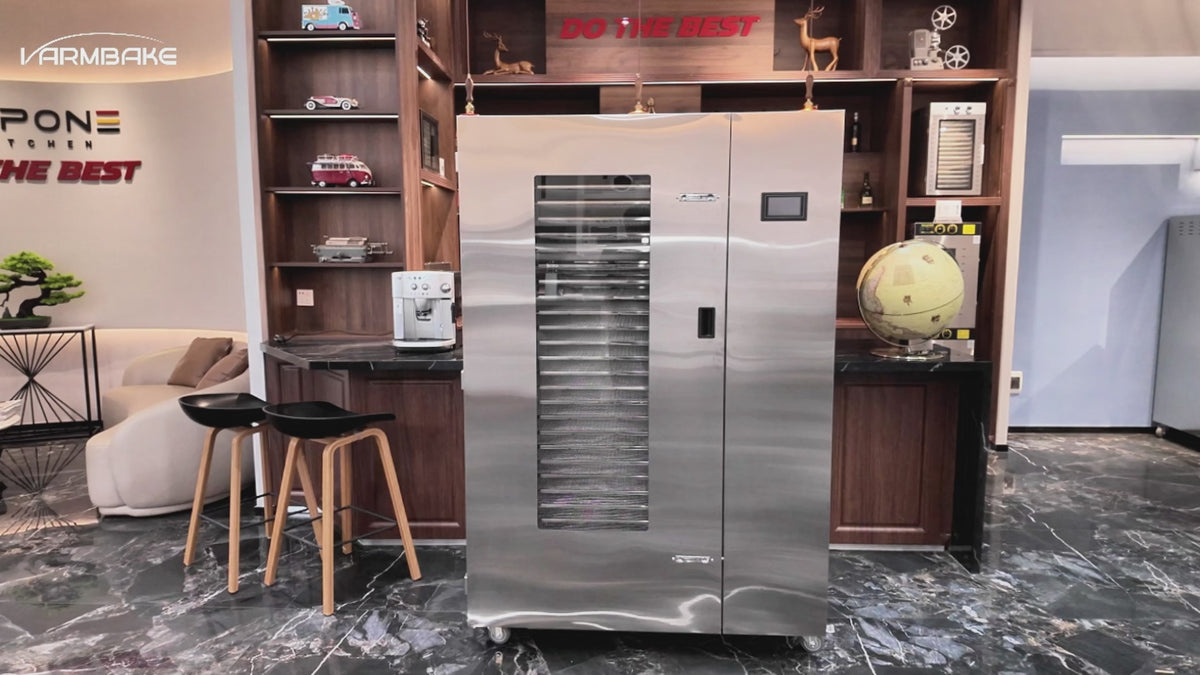 220V Industrial Heat Pump Food-Dehydrator Machine 60℉-158℉ Stainless Steel 24 Trays 50Hz Commercial Food Dryer 75% Energy Saving 125ft² Large Capcity Drying for Fruit,Beef Jerky Maker (46.5×27×69.8)